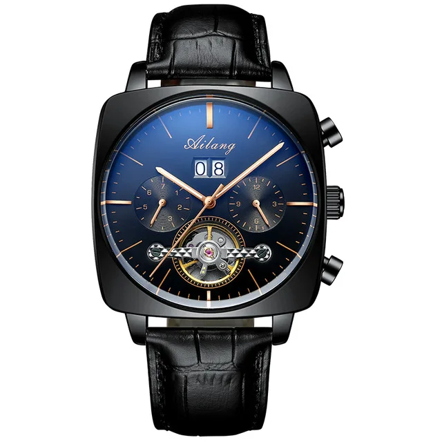 Ailang Chinese double balance wheel fake tourbillon 100 USD watch preview -  YouTube