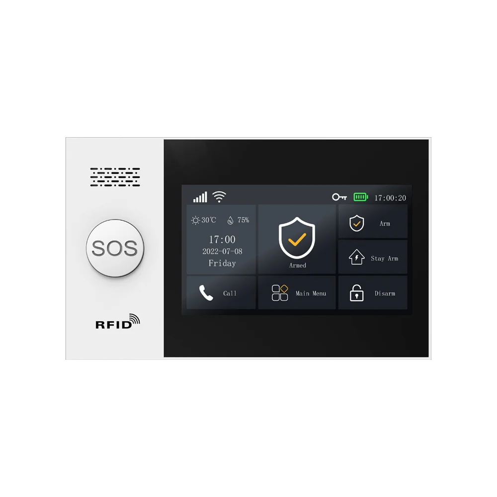 Tuya Smart Life Home Security WiFi Kit Wireless Remote Control Alarm System Intrusion Siren Contact Sensor Door Compatible