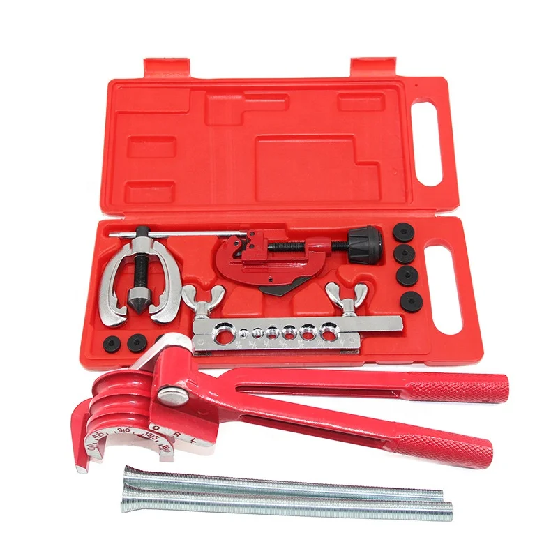 Pipe Expander Copper Tube Flaring Tools Refrigerator Air Condition Tube Cutter Bender Springs Double Pipe Flaring Swaging Tools