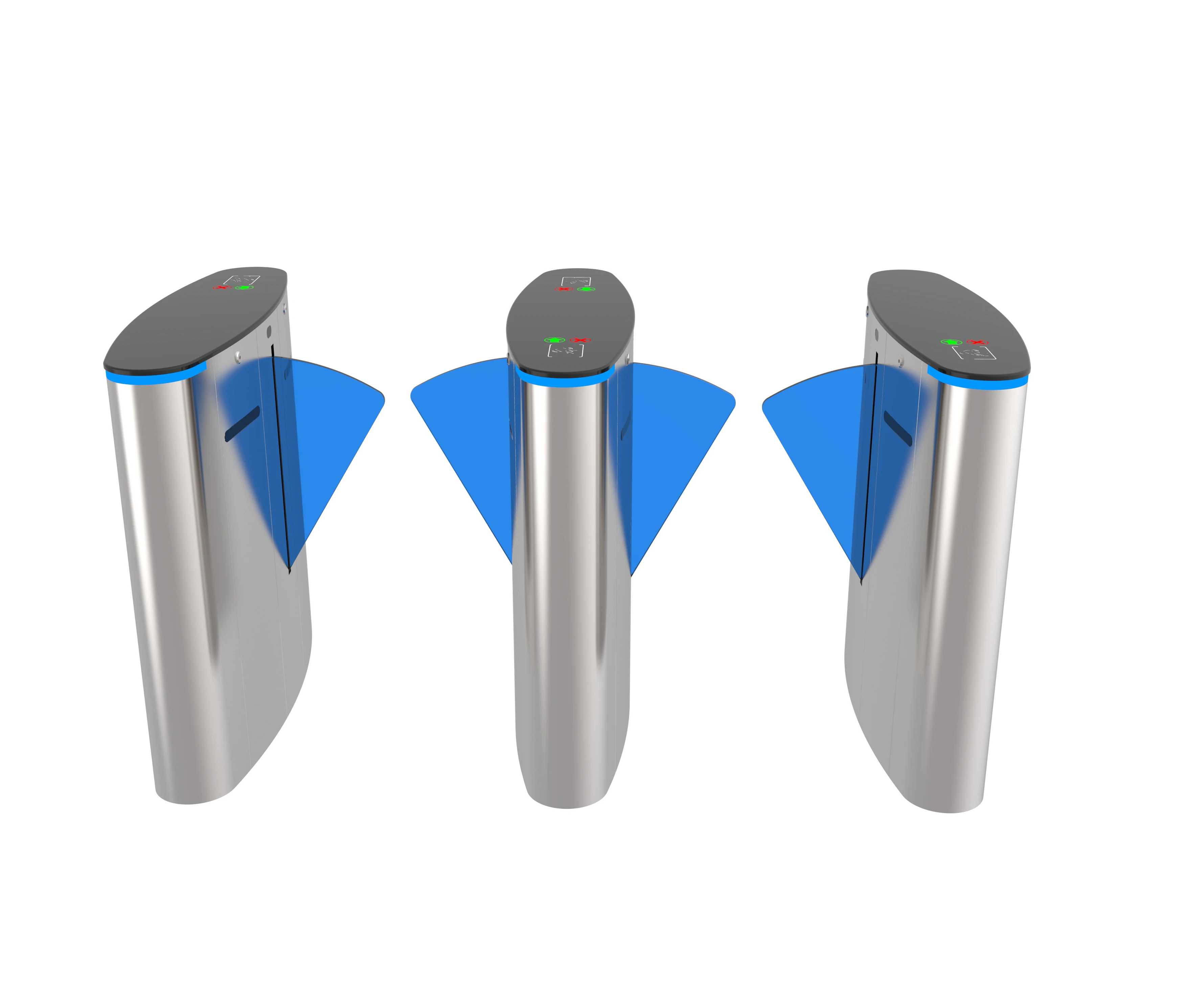 Flap Barrier Gate Servo Motor Safe Flap Barrier High Speed Flap Turnstile