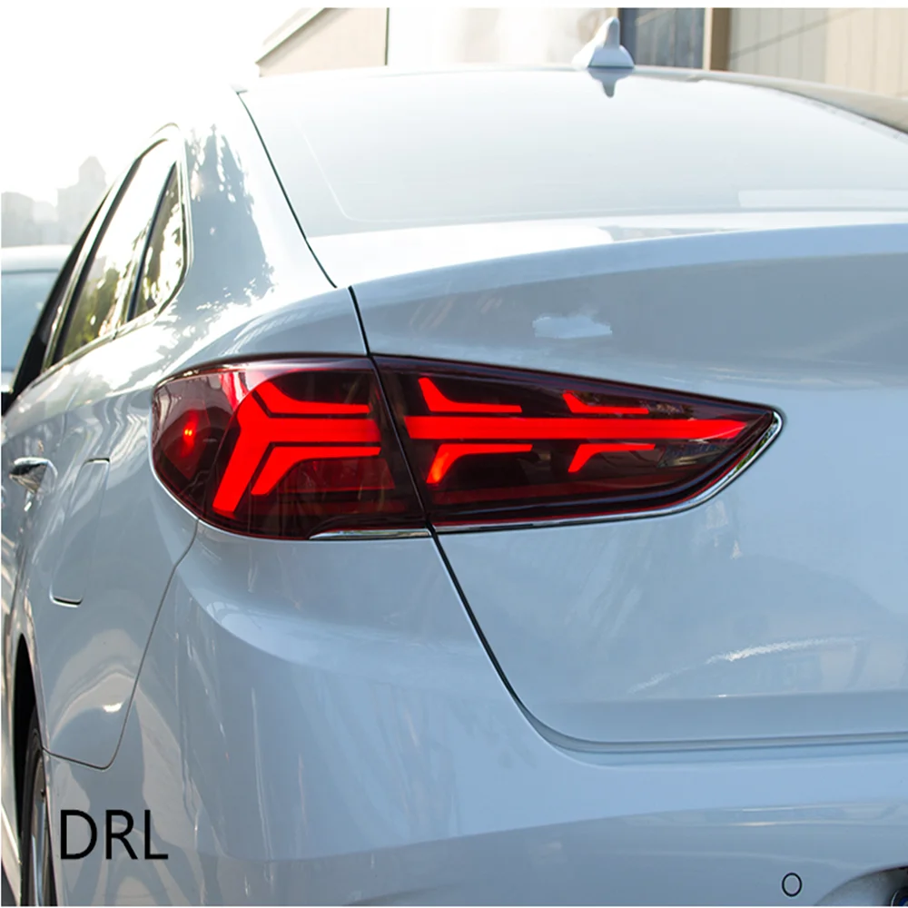 HCmotion Factory Full LED Sequential 7th Gen Rear Tail Lamp Rear 2018 2019 Tail Lights for Hyundai Sonata 9
