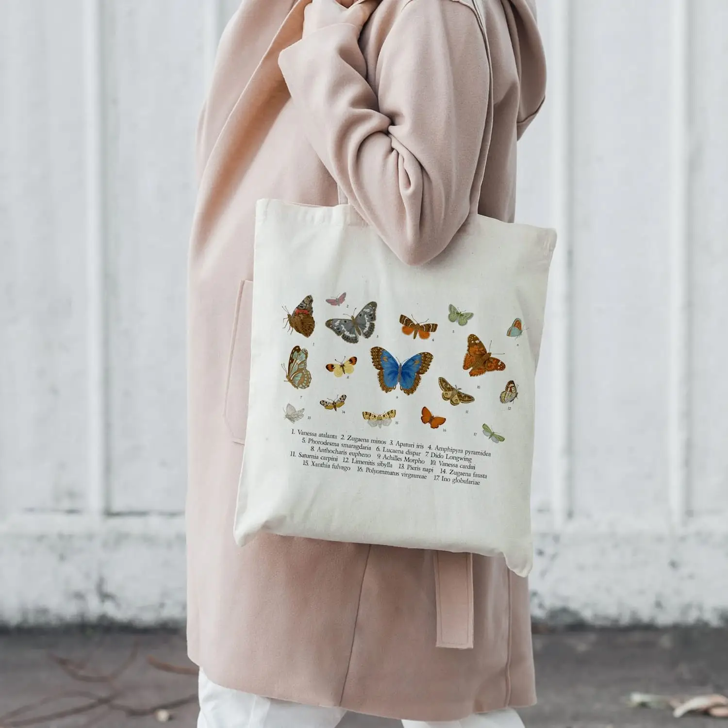 Source Cute Canvas Tote Bag with 2 Inner Pockets Aesthetic Beach Tote Bag  with Handles 14.75* H15.2 Reusable Tote Bag Washable on m.