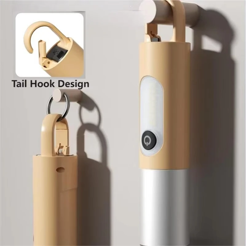 product outdoor multifunctional camping light portable hook zoom reading lamp 2000 lumen type c rechargeable multifunctional flashlight-40