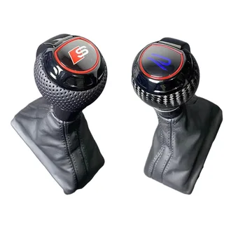 Audi Car Parts Crystal Gear Shift Knob Lever Shifter Handball Gear Knob Car Accessories Q7 Q5 A3 A4 A5 A6 A7 C6 C7 B8