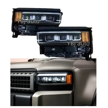 YBJ car accessories Original style OEM headlamp for Land Cruiser PRADO LC250 FJ250 2024 LED front headlight 3 Projector lens