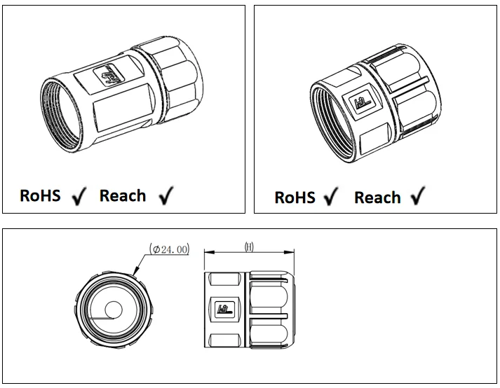 High Quality Factory Male Cable Inverter RJ45 Connector Type Ethernet ...