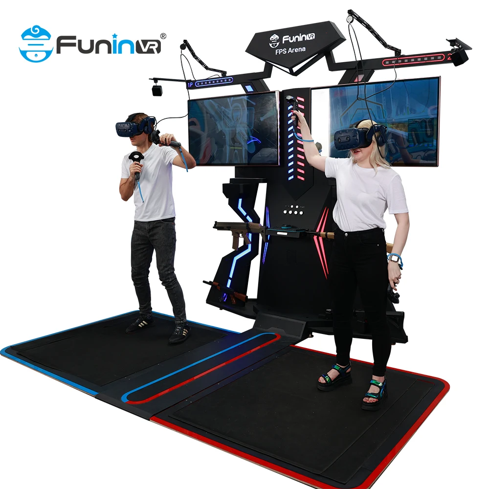 9d Ar Vr Shooting Simulation Virtual Reality Gun Hot Sale 2024 New Arrival Vr Shooting Game Machines Room Entertainment Center