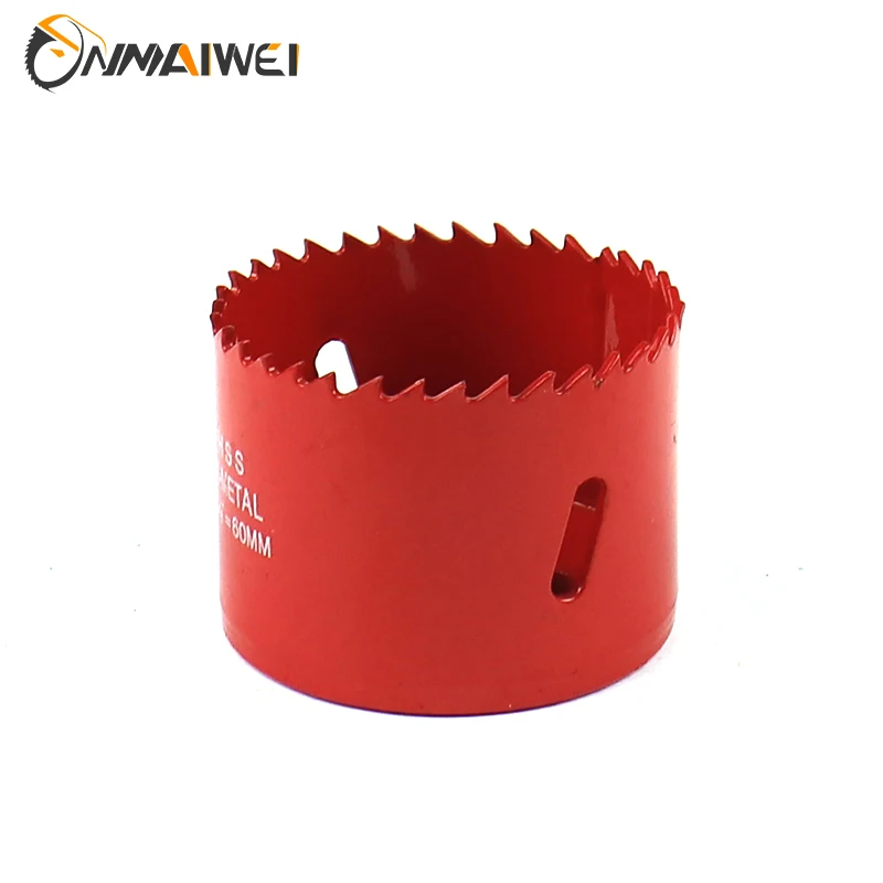 Hss Bimetal Hole Saw Cutter Crown Saw Blades 4/6 Variable Teeth For