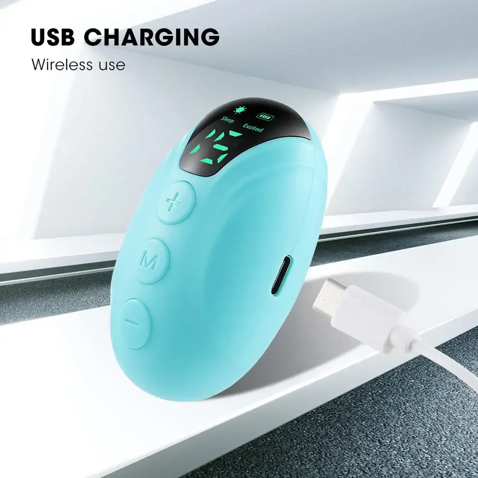 Mini USB Charging Hand Held EMS Pulse Hypnotic Device Sleep Aid Machine for Home Use