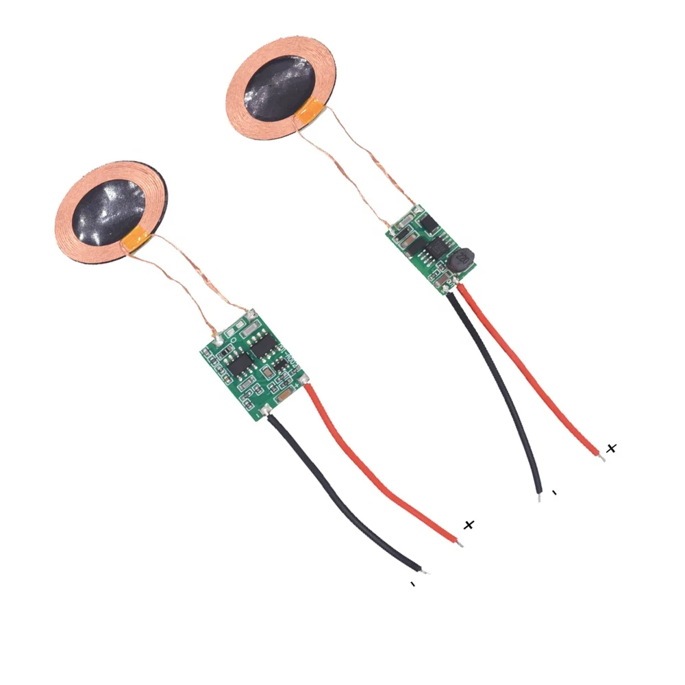 Taidacent Anti-Metal Small Coil High Current Magnetic Resonance Charging  Module Inductive Charger PCB Diy Wireless Charger Kit