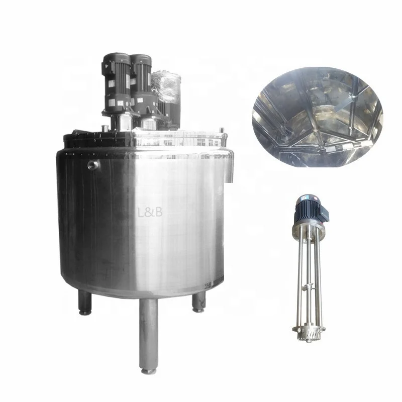 Vertical High Shear Homo Mixer Batch Homogenizer for Cosmetics