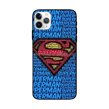 New Custom Design Superman Mobile Phone Case for iPhone 16 15 14 13 Pro Max Marvel Hero Phone Sheell Case for iPhone 12 11