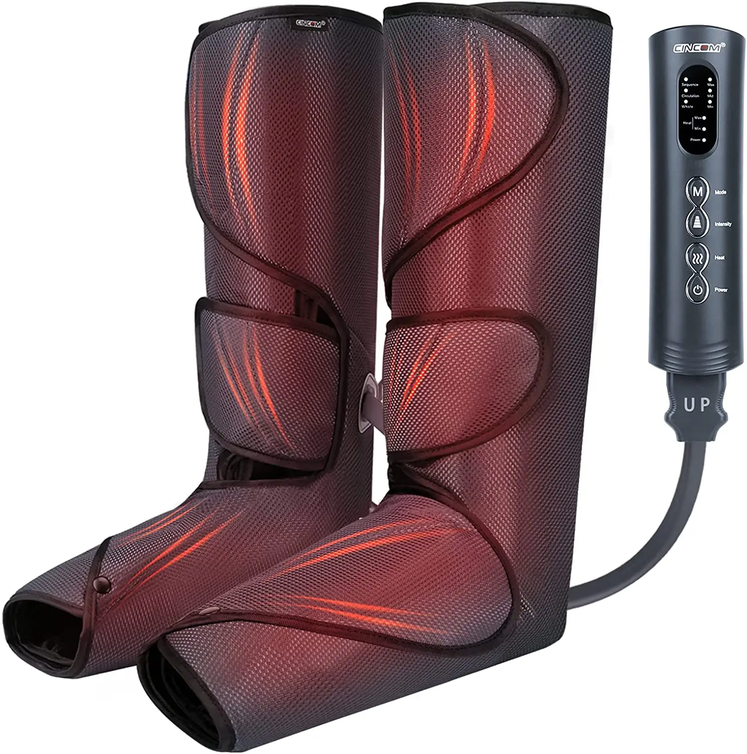 CINCOM Masseur de jambes pour circulation avec chaleur