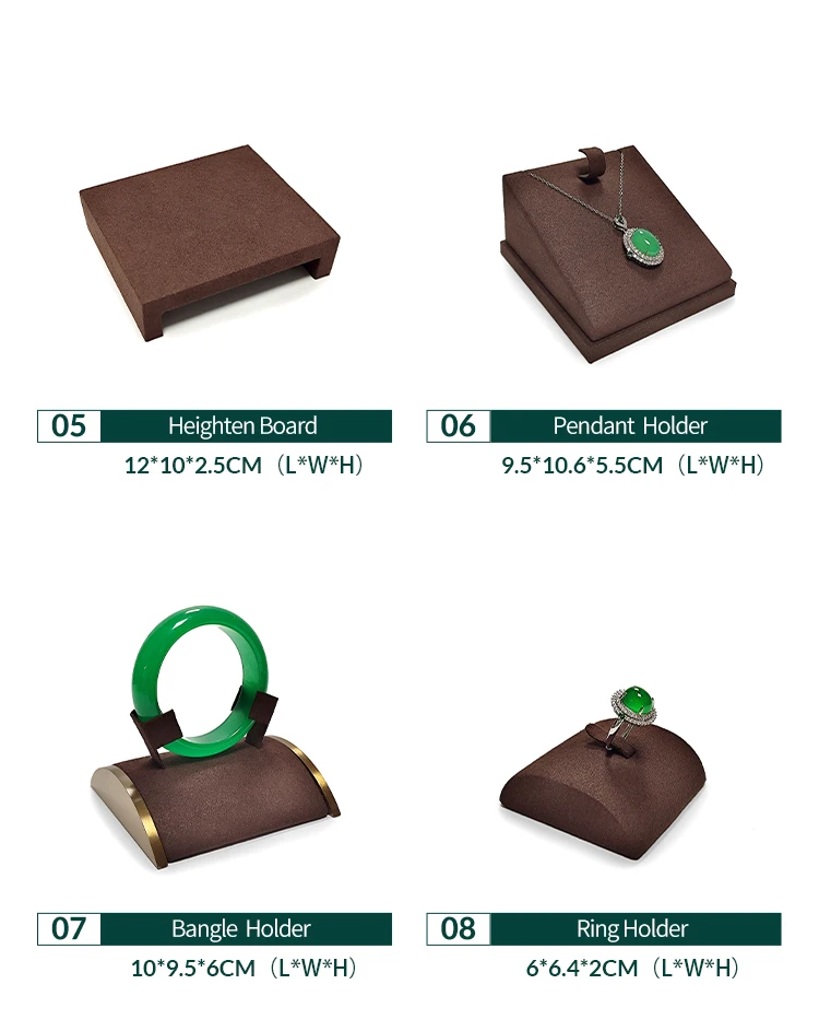 Hlb Jewelry Display Set Luxury Stand Jade Display Rack Luxury Jewellery