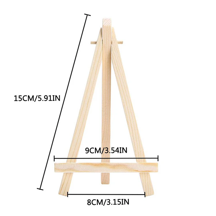 Factory Price Small Mini Triangular Wooden Table Easel Display Wooden Easel  For Painting Phone Mini Chevalet En Bois - Buy Factory Price Small Mini  Triangular Wooden Table Easel Display Wooden Easel For