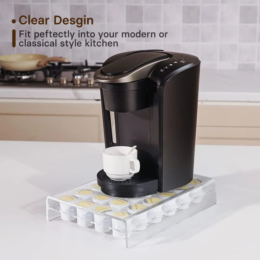 Acrylic Keurig Pod Stand K Pod Holder Acrylic Coffee Capsules