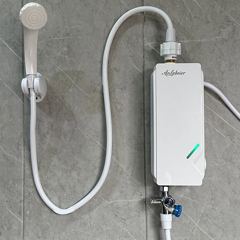 Elegant Design Space Saving Features Small Hot Electric Instant Water Heater 220v Home Tankless Electric Shower Heater