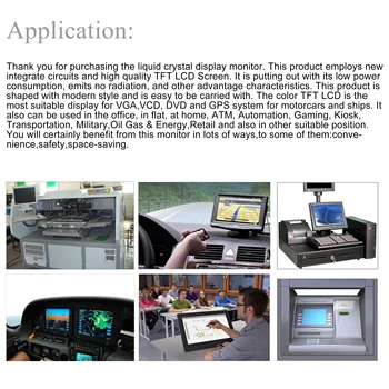 FEELWORLD FW669AHT 7" Industrial Resistive Touch Screen Monitor with  /VGA/AV, OEM/ODM Support, Factory Direct product image