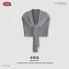 Shawl-medium gray
