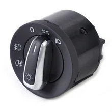 LR Universal Headlight Control Switch 5ND941431A for Volkswagen Sagitar Magotan Golf 5 6 Tiguan Passat B6