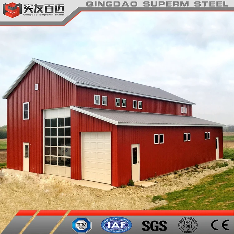 Prefab Steel Structure Building the Wilds Wedding and Event Venue Barndominium Kits Rustic Country Pole Barn for Sale
