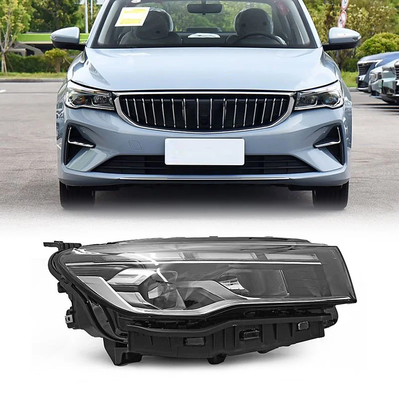Best Price New 2022-2024 Geely Emgrand Front Headlights Assembly Halogen Projector D1R Bulb Shape 12V Plug & Play