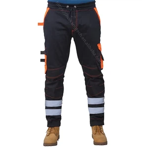 Safety Worker Pants Two Color Reflective Tape Trousers Winter Working Cloths Work Safety Highly Reamended