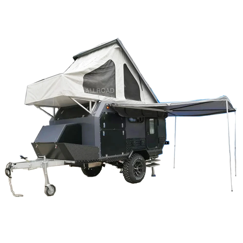 Folding Camper Trailer с подъемной крышей