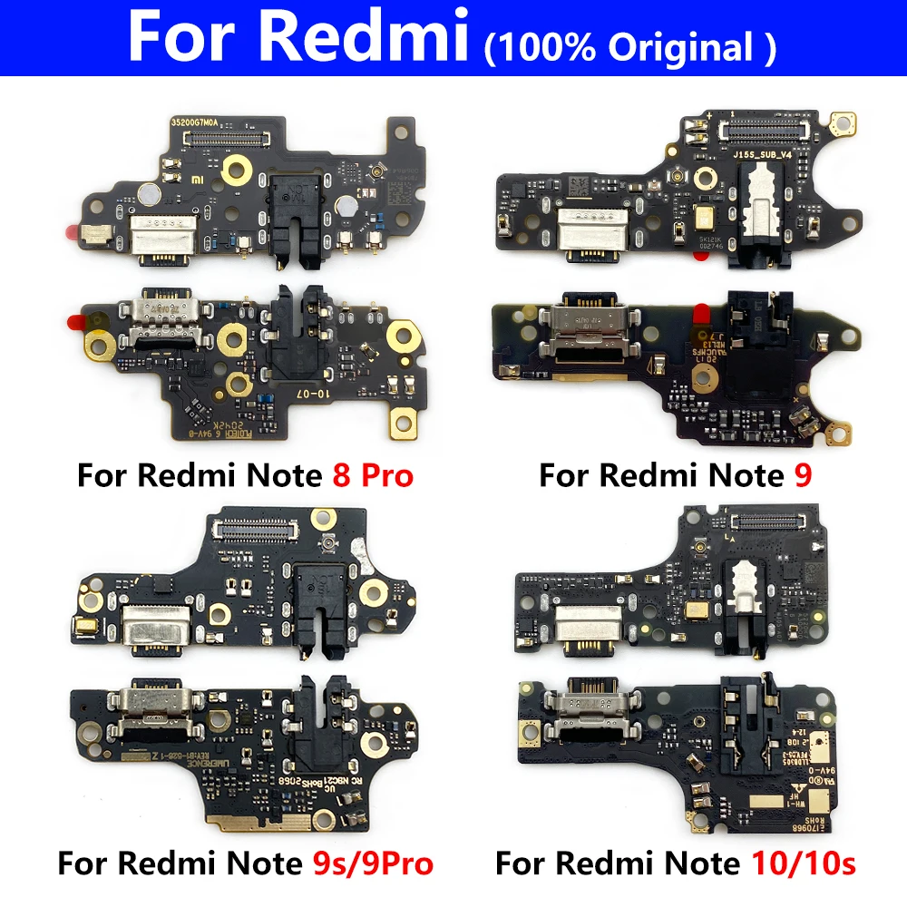 Connecteur De Port De Charge USB-C Pour Xiaomi Redmi Note 9S Et 9 Pro - Pièce De Rechange Neuve