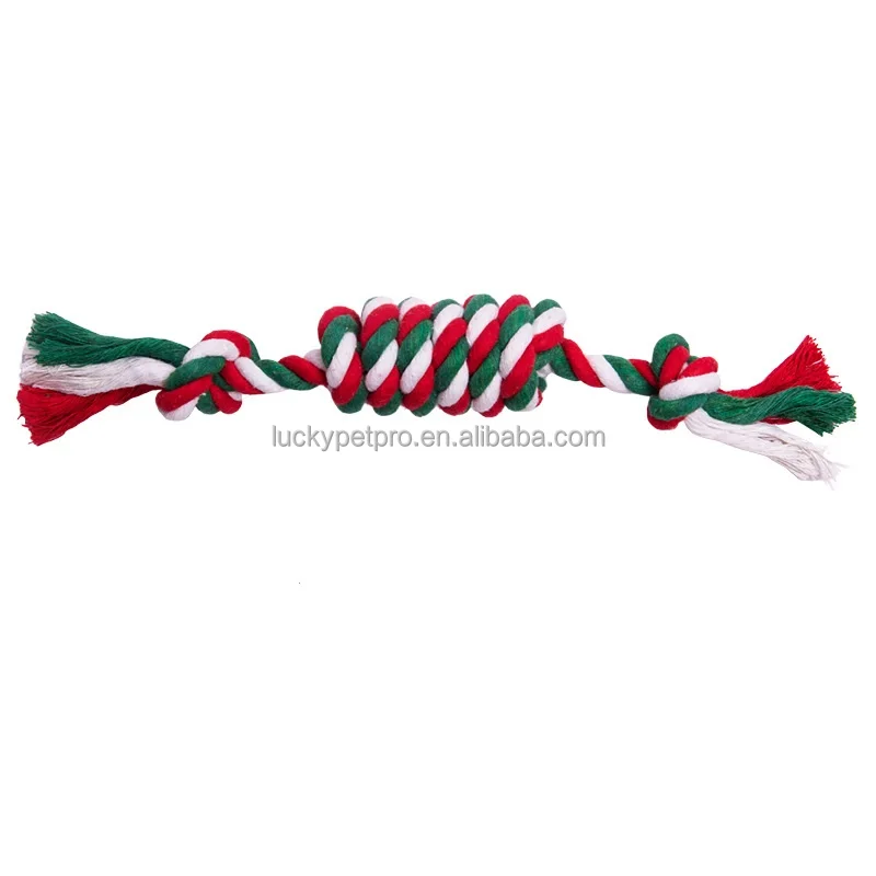 Hotselling Products 2023 Cotton Set Chew Pet Rope Dog Toys Christmas