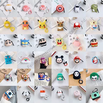 Designers custom Cute Cartoon 3D Favorite Character Sneaker Brand Design Fashion Silicone earphone Case For Airpods 2 3 Pro