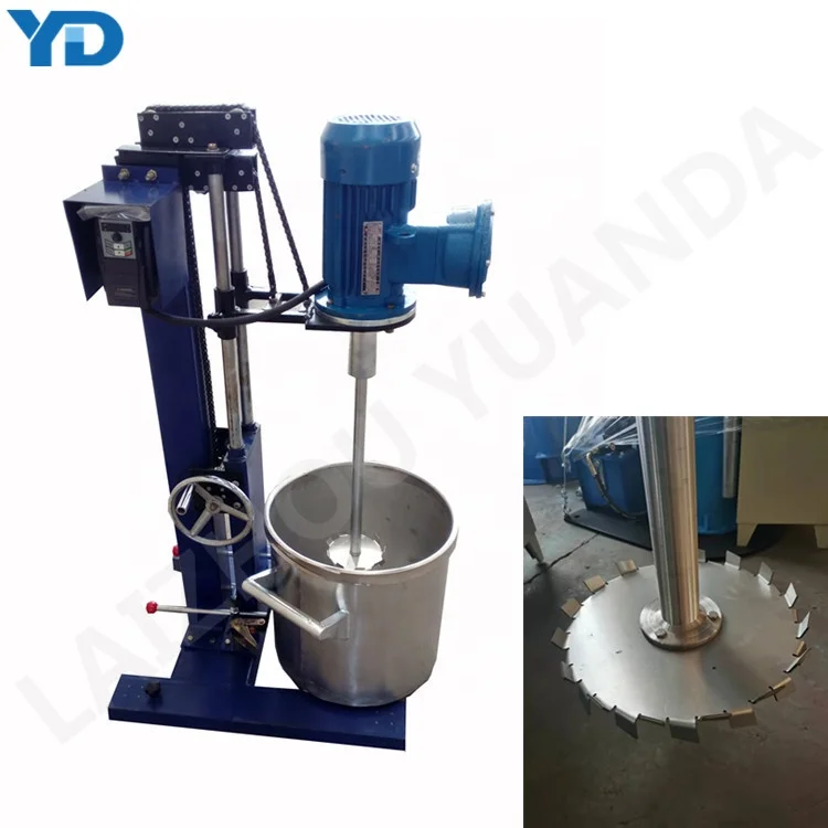 20 L High-Power Chemical Ink Mixer with Stainless Steel Shaft and Gearbox