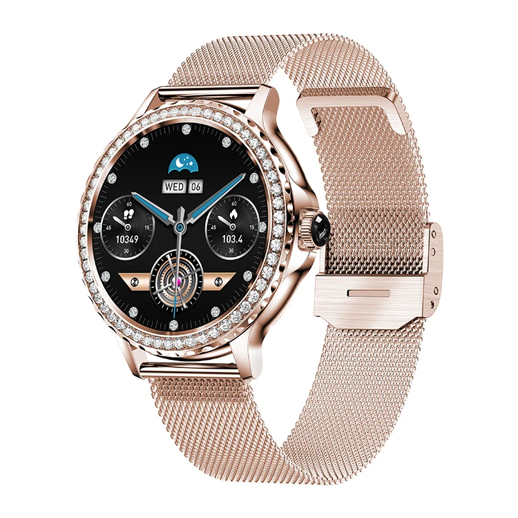 NX19 Round Screen BT Answer Call Sport Smart Watch Sleep Monitoring Relojes Inteligentes for Females Males