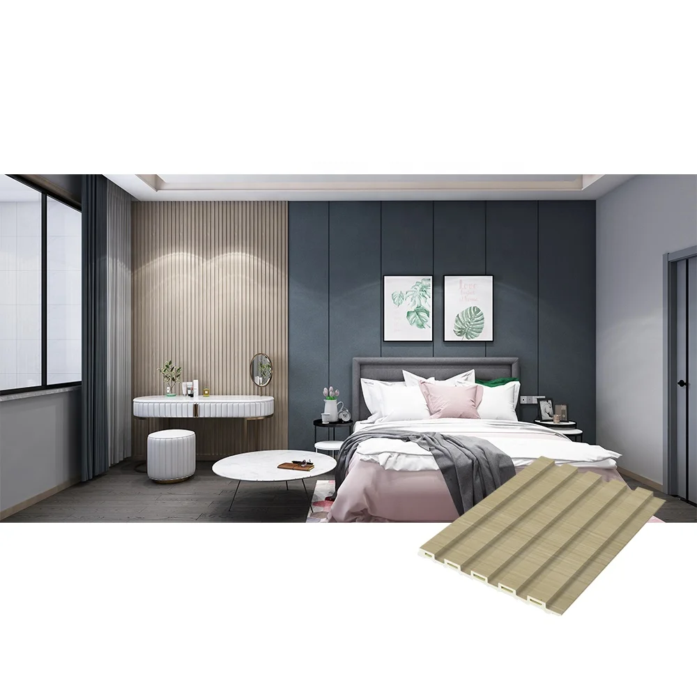 Internal Vertical Walls Cladding Headboard Panels for Wall Price Tongue and groove Pvc Fluted Panel Wainscoting Planks