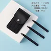 Button black eyebrow clip 3-piece set