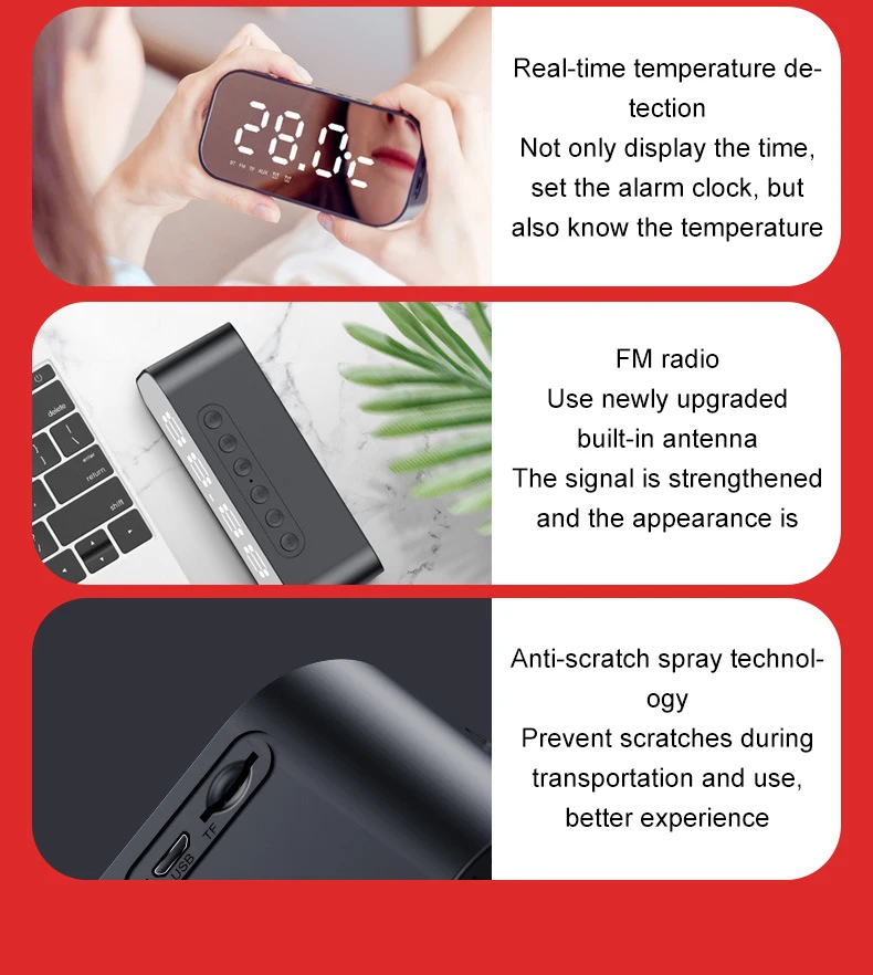 2020 Amazon Top Seller Cheap Home Subwoofer Wireless Bluetooth Speakers Waterproof Outdoor Sports Portable Blue tooth Speaker - ANKUX.COM