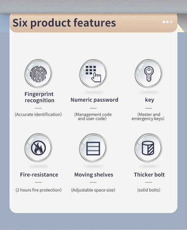 CEQSAFE Electronic Digital Box Fire Smart Safe Box Safes for Steel Vault Money Fire Proof Safe supplier