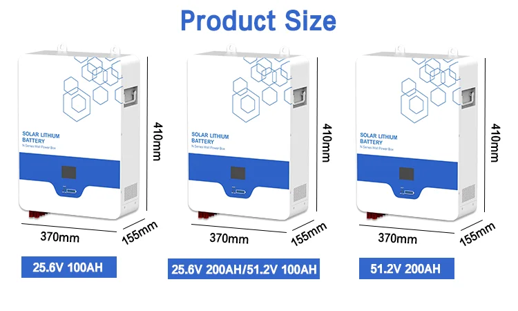 Anern Solar Lithium Ion Batteries Solution 100AH 200AH Home Solar Energy Storage Battery