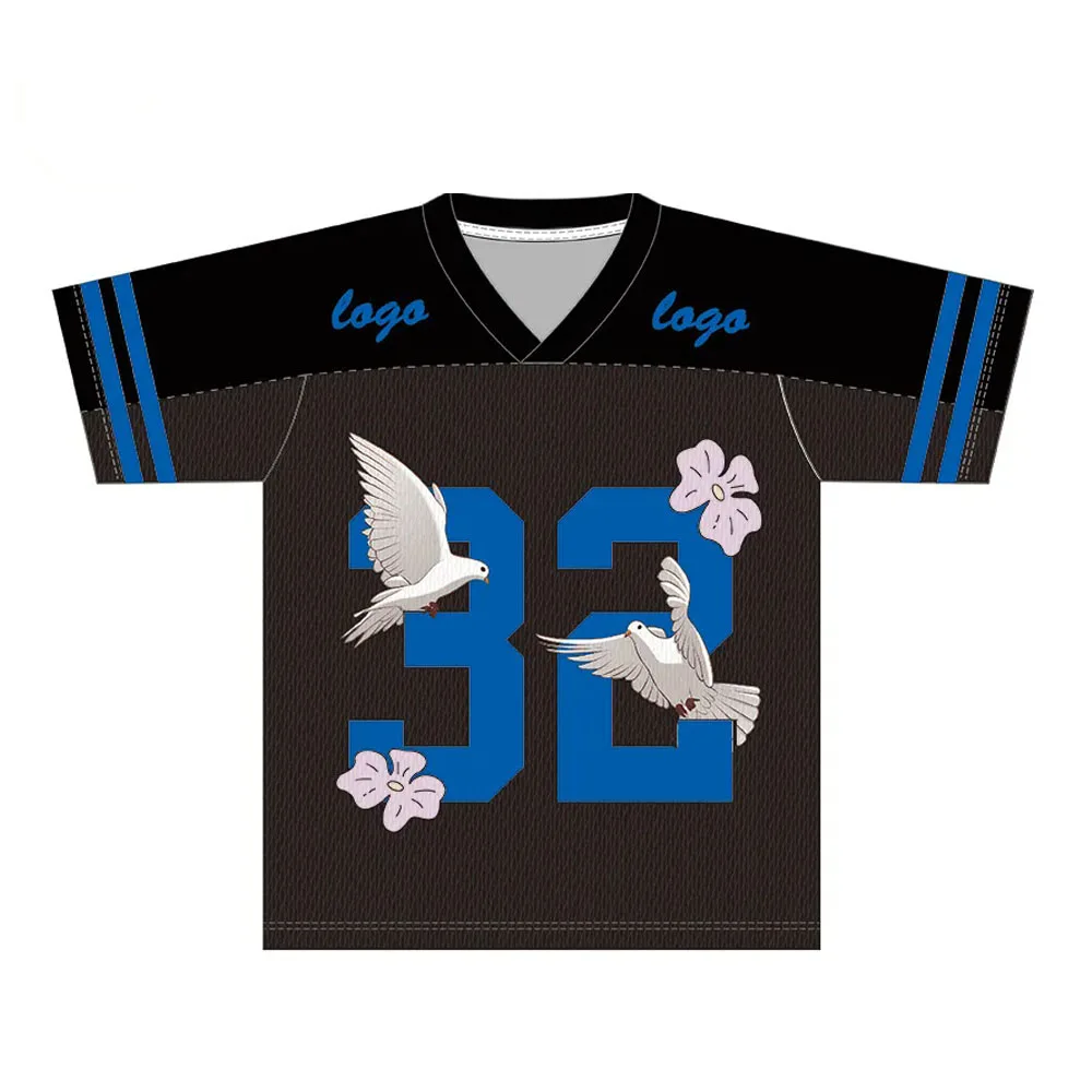 Štýlové sublimované džerzí amerických klubov pre futbal – jednotné oblečenie s úplnou personalizáciou, vyšívka, džerzí pre fanúšikov amerických futbalových tímov