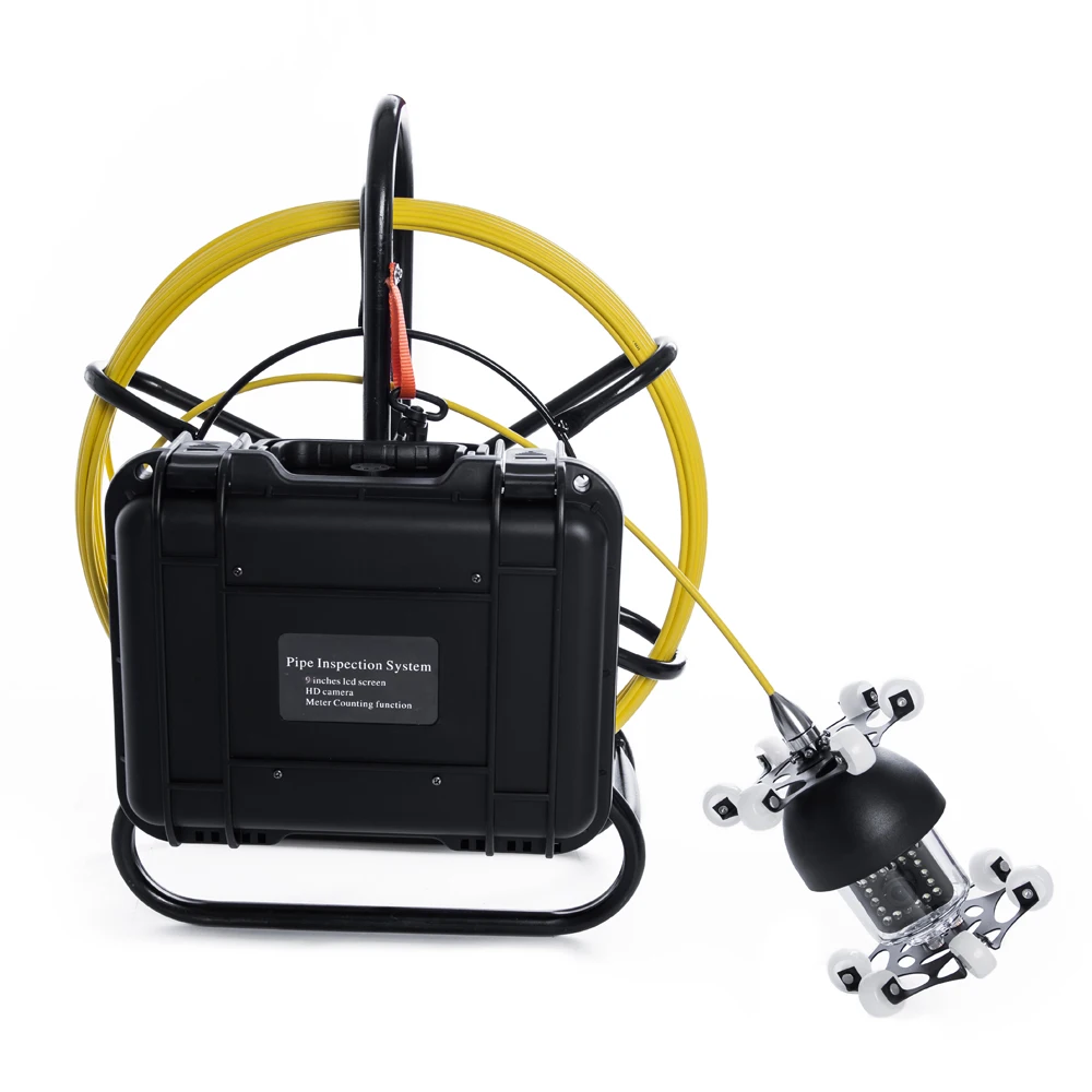 Factory Direct Sale Pipe Inspection Camera 9Inch HD Screen Pipe Monitor Camera 360 Degrees Rotation Inspection Pipe Camera