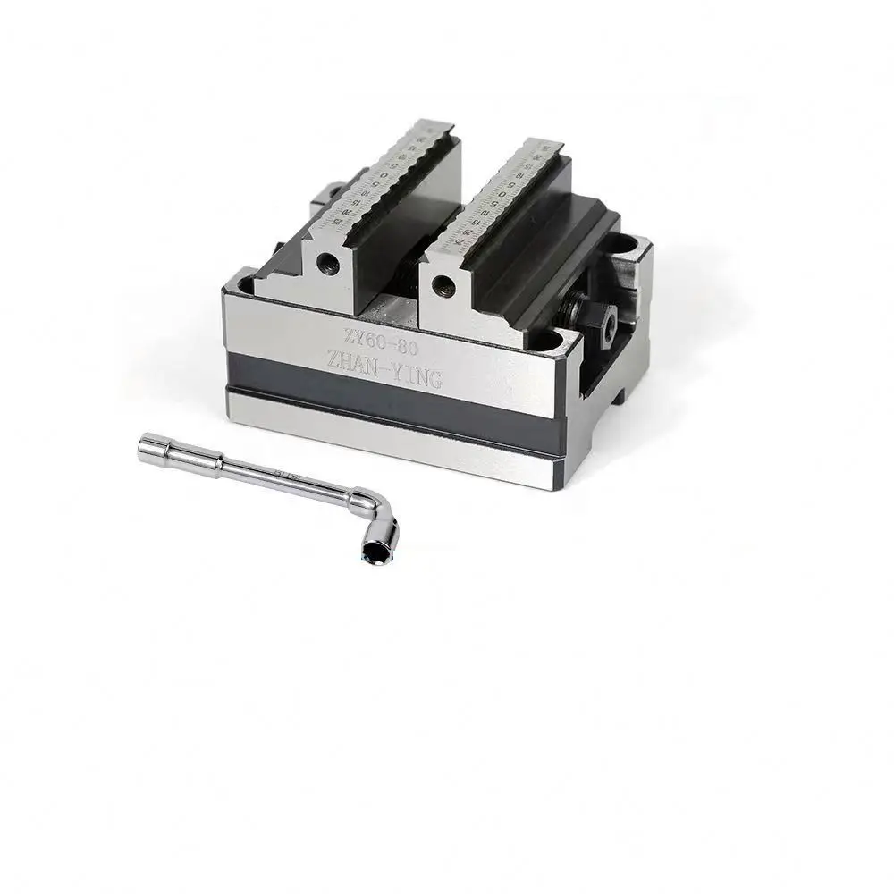 TK 0-130 Precision Four-axis Five-axis Turntable Fixture Self-centering CNC Vice Styleuniversal Vice Precision Vise Double Jaw