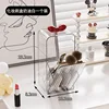 PET makeup brush box, cream color