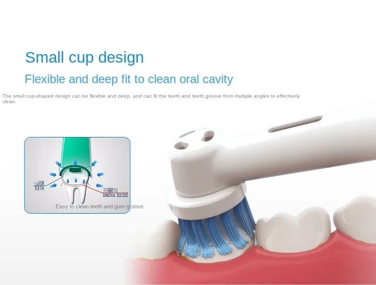 Hot Selling Rotating Electric Toothbrush Replacement Heads Toothbrush Heads For Electric Tooth Brush supplier