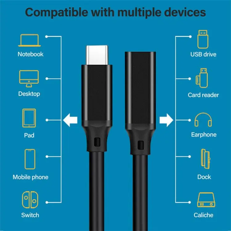 20cm Short USB-C 3.1 Male to USB 3.0 Female OTG Adapter Converter Cable Cord Pure Copper Right-Angle Connectors for Printer Use