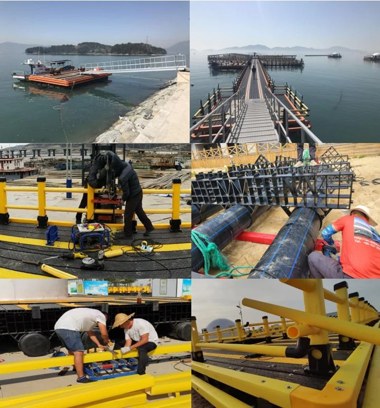 HDPE Floating Fish Cage Platform - Durable & Versatile