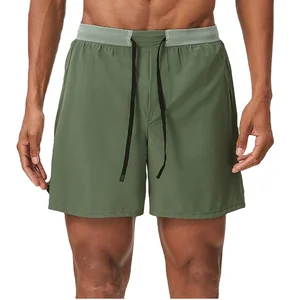 Custom Double-layer Men's Sports Running Quick-drying Breathable Shorts Outdoor Sports Fitness Tennis Shorts