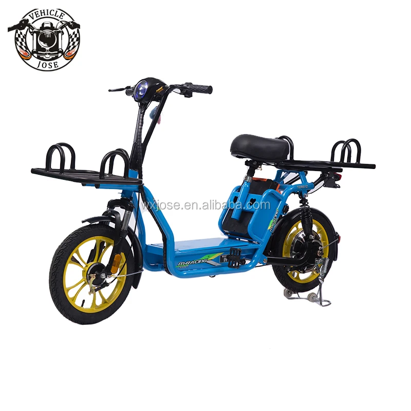 2019 Fast food Pizza Lieferung Elektrische Fahrrad 48v mit Big Hinten Box roller Alibaba