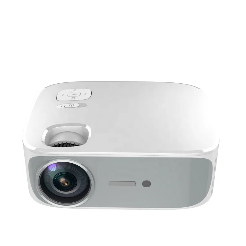 Global Version C55 Android WiFi BT Portable 1080p 4K Smart Theater Projector 450ANSI Lumens LCD for Home Theater
