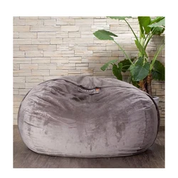 Washable large bean bag chair with beans filled Living room sofa cum bed giant bean bag bed NO 1