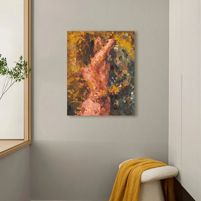 Wholesale Painting By Numbers Sexy Naked Girl Paint By Numbers For Adults Diy Portrait Paint By